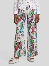 Image sur Pantalon en lin imprimé