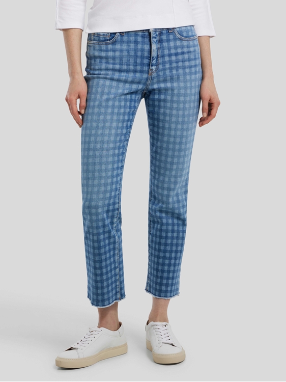 Bild von Jeans mit Karo-Muster FORLI