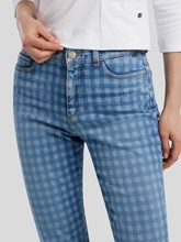 Bild von Jeans mit Karo-Muster FORLI