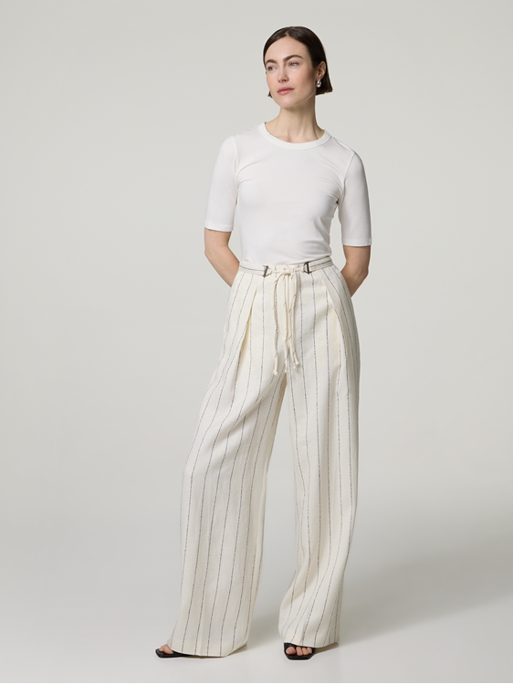 Bild von Hose im Loose Fit mit Leinen