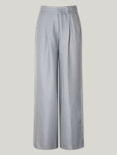Bild von Bundfaltenhose mit Leinen