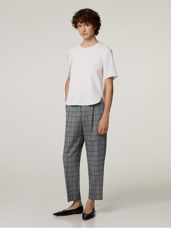 Image sur Karo Bundfalten Hose