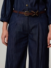 Image sur Pantalon large en look denim