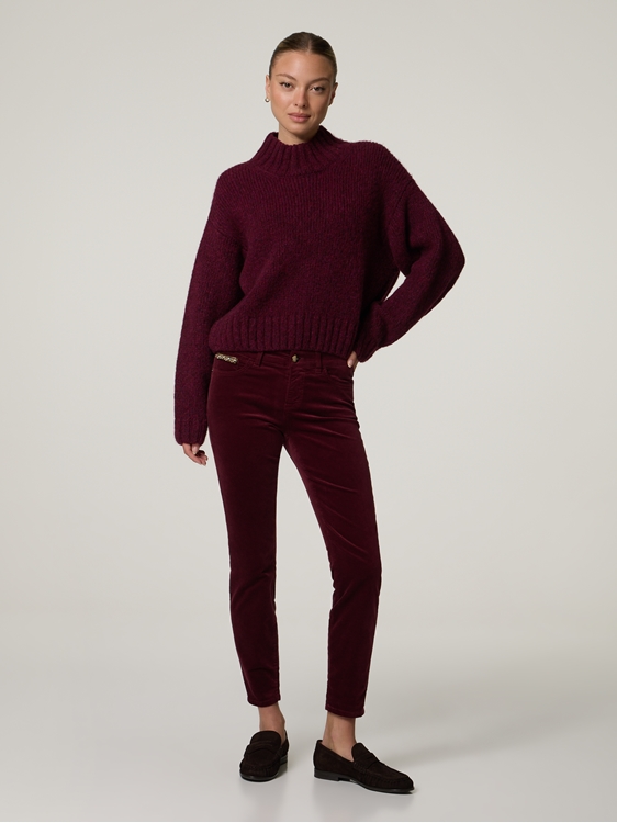 Bild von Hose aus Samt im Slim Fit SILVI