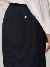 Bild von Bundfaltenhose mit Nadelstreifen