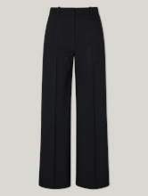 Bild von Bundfaltenhose mit Nadelstreifen