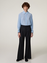 Image sur Pantalon à pinces avec bas évasé