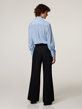Image sur Pantalon à pinces avec bas évasé