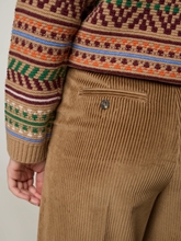 Image sur Pantalon en velours côtelé TANIA