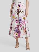 Bild von Faltenjupe mit Flower-Print