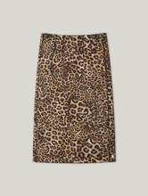 Bild von Bleistiftjupe mit Leo-Print