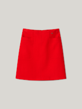 Bild von Minirock aus Wolle