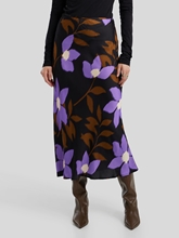 Bild von Midijupe mit Blumenprint