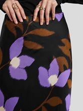 Bild von Midijupe mit Blumenprint