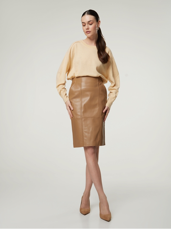 Image sur Jupe cuir SELENI