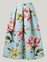Image sur Midijupe avec motif MATELASSE