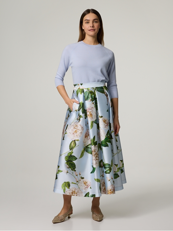 Bild von Midijupe mit Muster LUNA