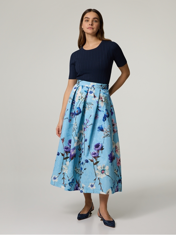 Bild von Midijupe mit Muster LUNA