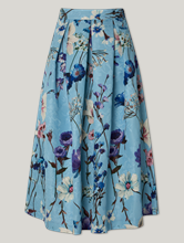 Bild von Midijupe mit Muster LUNA