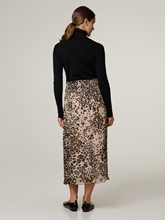 Image sur Midijupe avec imprimé léopard