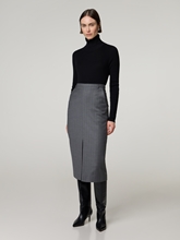 Bild von Bleistiftjupe aus Wolle