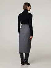 Bild von Bleistiftjupe aus Wolle