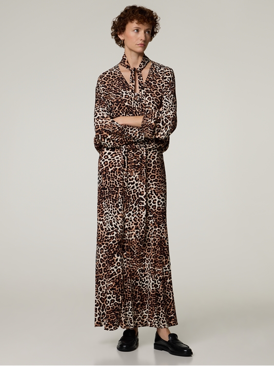 Bild von Leo Print Midijupe