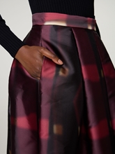 Image sur Jupe midi à motifs LUNA