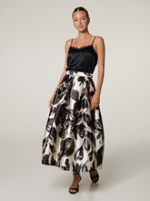 Image sur Jupe midi à motifs LUNA