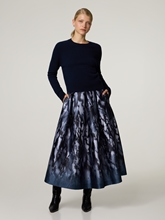 Image sur Jupe midi à motifs LUNA