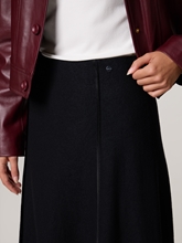 Image sur Midijupe en laine vierge