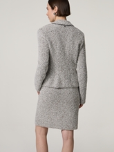 Image sur Mini-jupe bouclée en laine