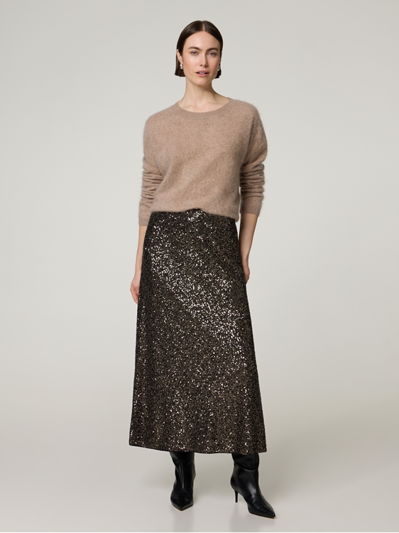 Bild von Midijupe mit Pailletten