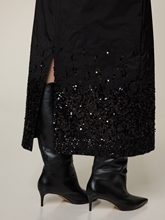 Bild von Rock aus Taft mit Pailletten