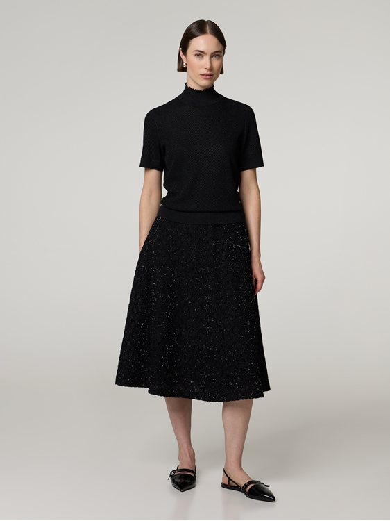 Bild von Midijupe mit Glitzer