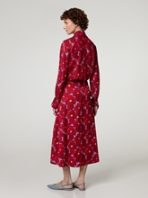 Bild von Midijupe mit Blumenprint