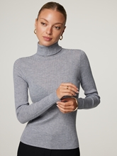 Image sur Pull à col roulé en laine