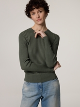 Image sur Pull en maille fine avec soie