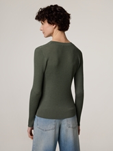 Image sur Pull en maille fine avec soie