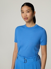 Image sur T-shirt tricoté en laine
