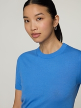 Image sur T-shirt tricoté en laine
