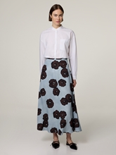 Image sur Midijupe avec imprimé floral