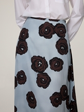 Image sur Midijupe avec imprimé floral