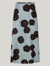 Image sur Midijupe avec imprimé floral