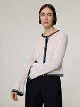 Image sur Veste en tricot ajouré