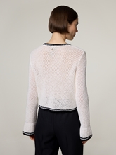 Image sur Veste en tricot ajouré