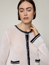 Image sur Veste en tricot ajouré