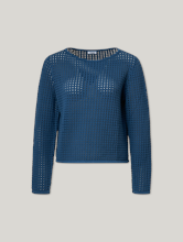 Bild von Pullover aus Lochstrick