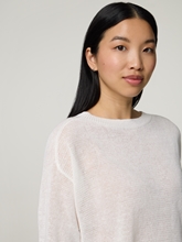 Image sur T-shirt tricoté avec du lin
