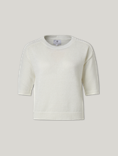 Image sur T-shirt tricoté avec du lin